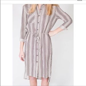 Anthropologie I. Madeline stripe dress size Large